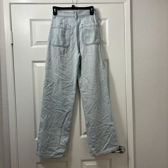 Reformation Olive Jean Light Wash Flare Jeans - Picture 6 of 11